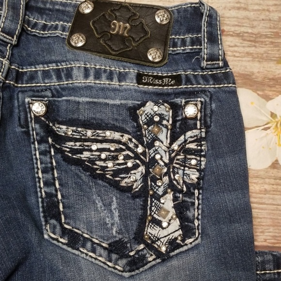 Miss Me Denim - ⬇️Miss me boot cut jeans wing cross